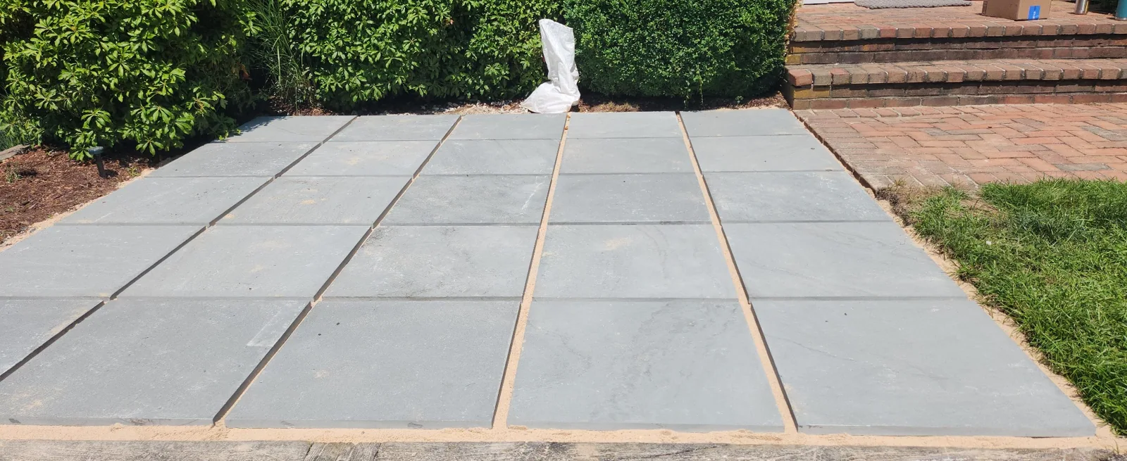 Bluestone Patio Installation