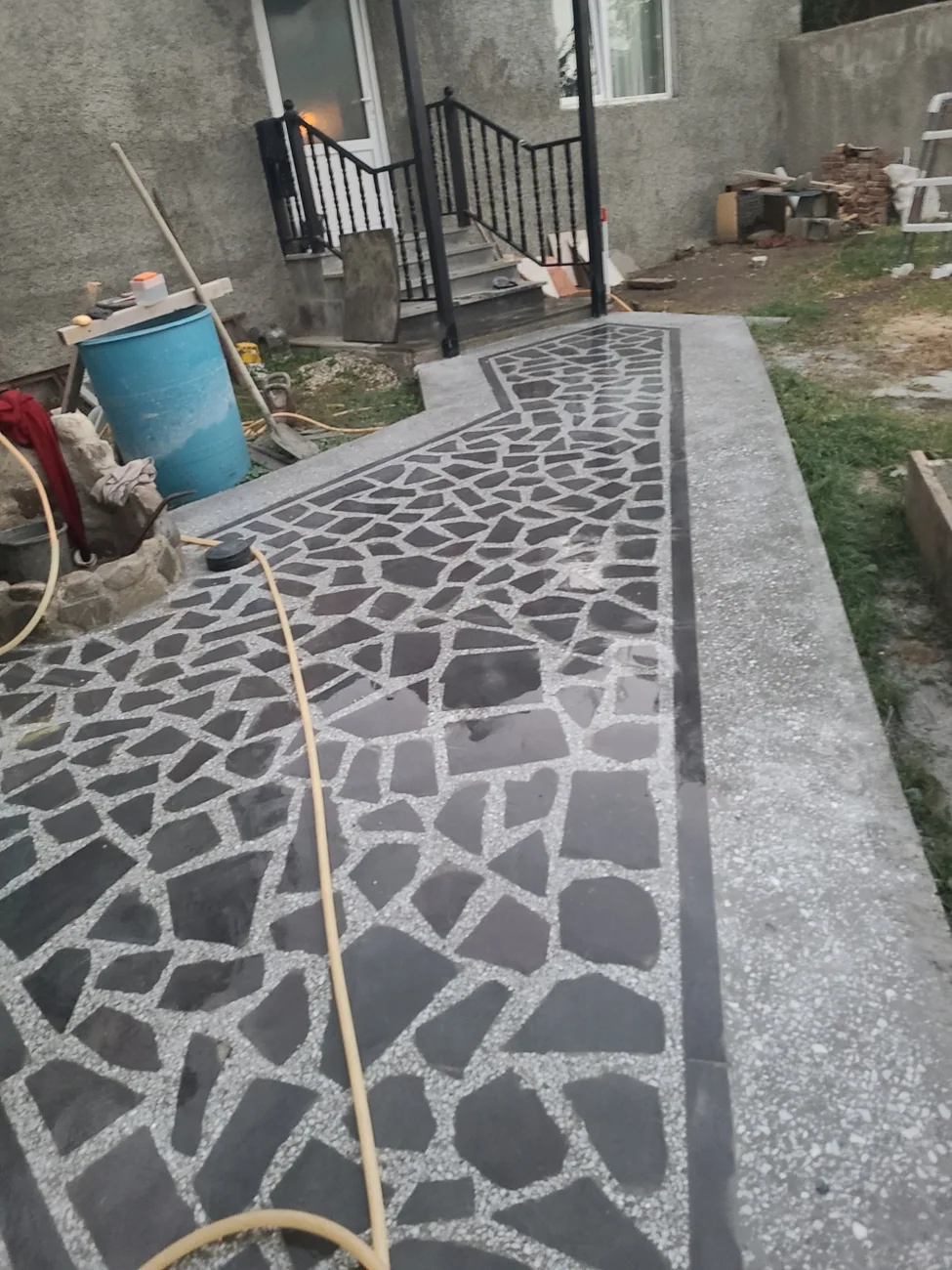 Decorative Stone Walkway